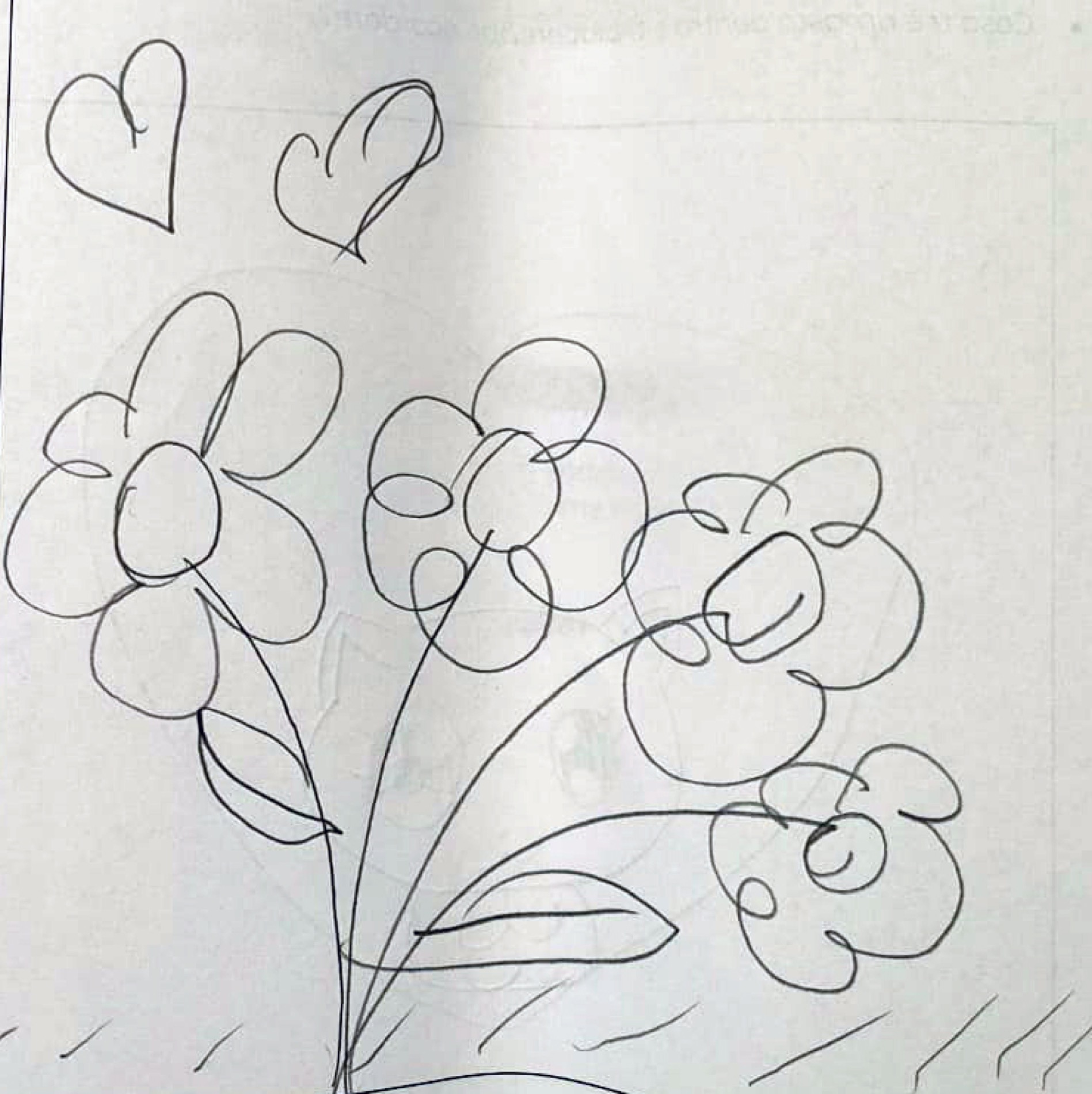Uno dei disegni delle bambine e dei bambini di Edugreen, raccolti nel report conclusivo