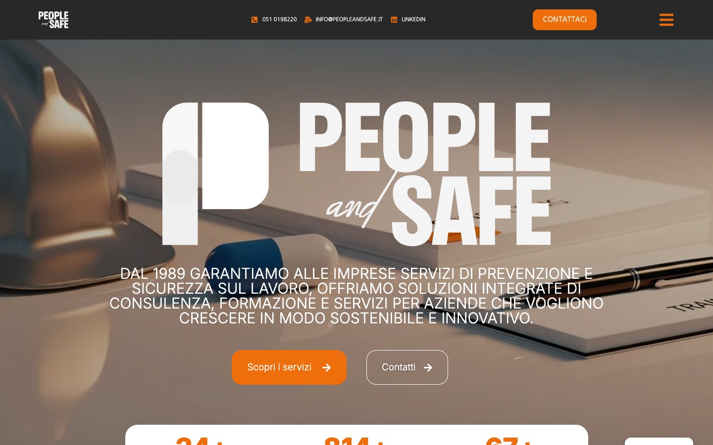 People and Safe · sito web e automazioni