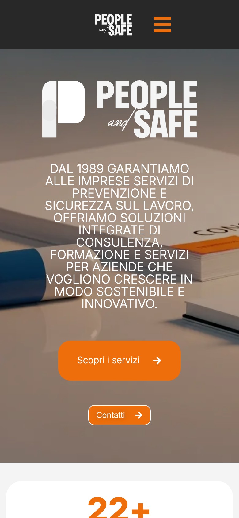 Lo stesso sito, da telefono